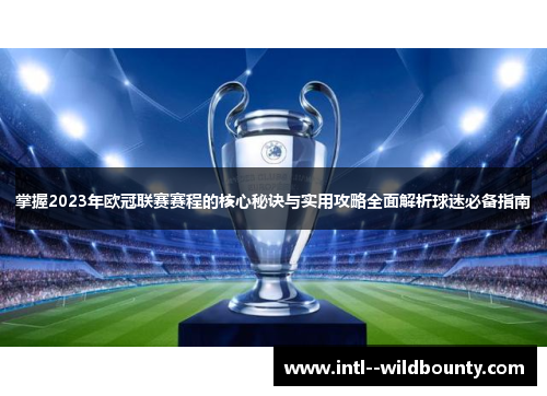 掌握2023年欧冠联赛赛程的核心秘诀与实用攻略全面解析球迷必备指南 掌握2023年欧冠联赛赛程的核心秘诀与实用攻略全面解析球迷必备指南